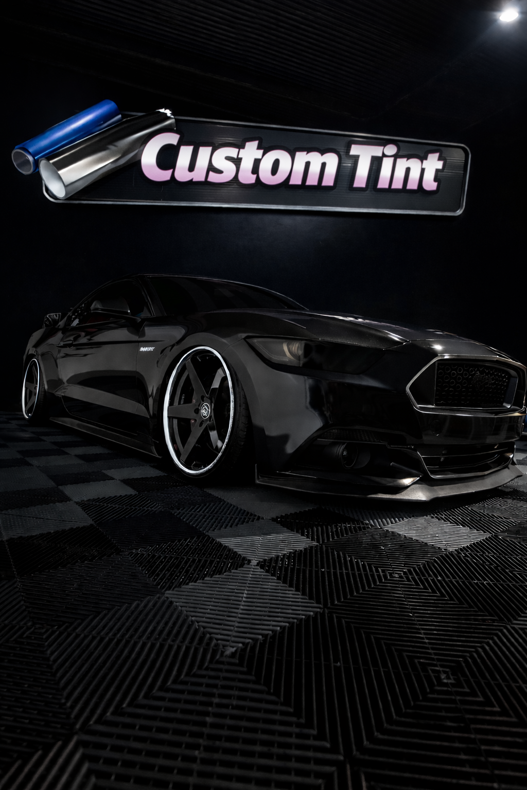 mustang low front wrapped