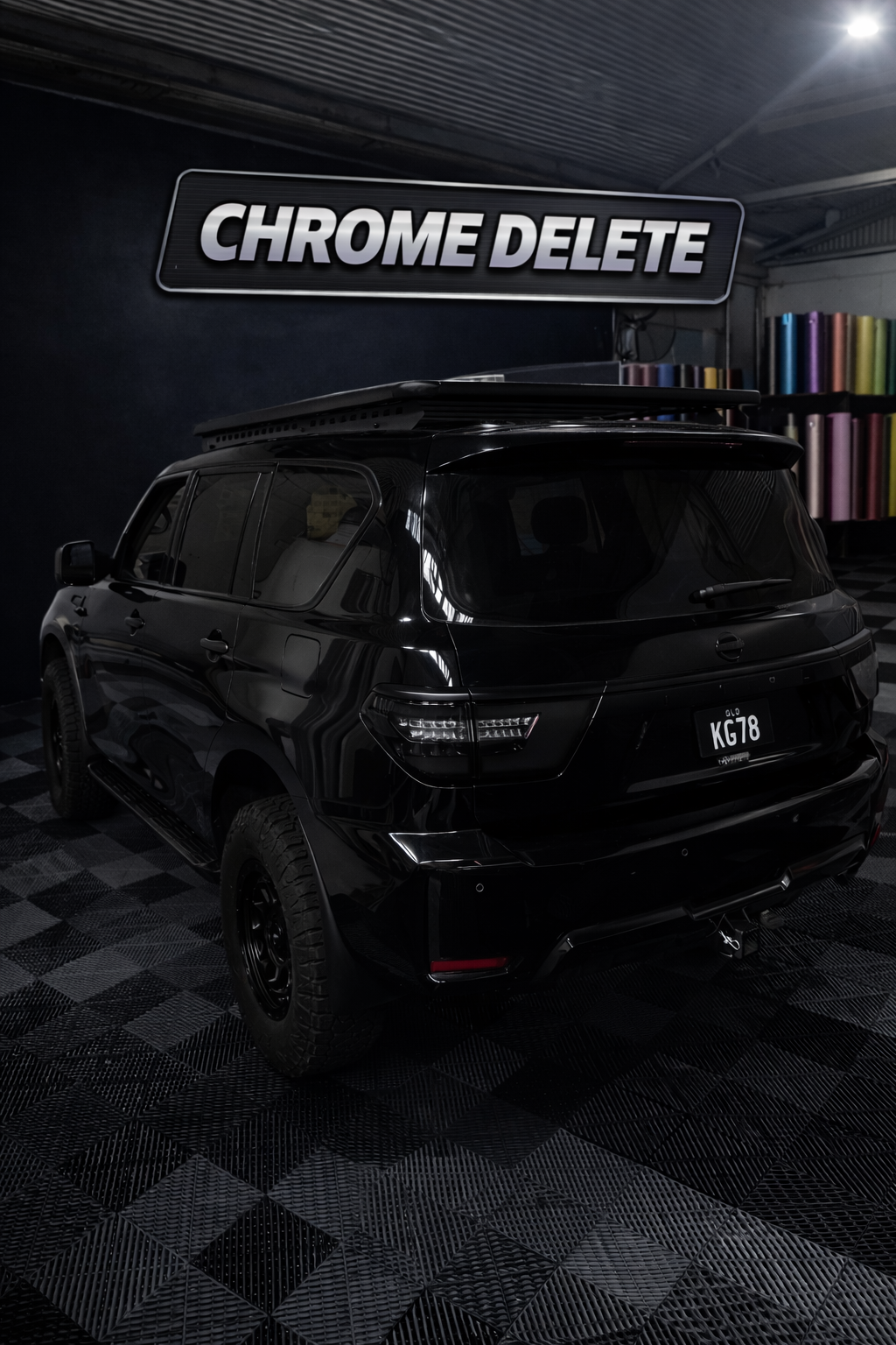 Black Patrol rear three quarter by Thatz a Wrap